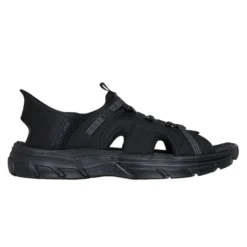 Skechers slip-in herresandal - Sort