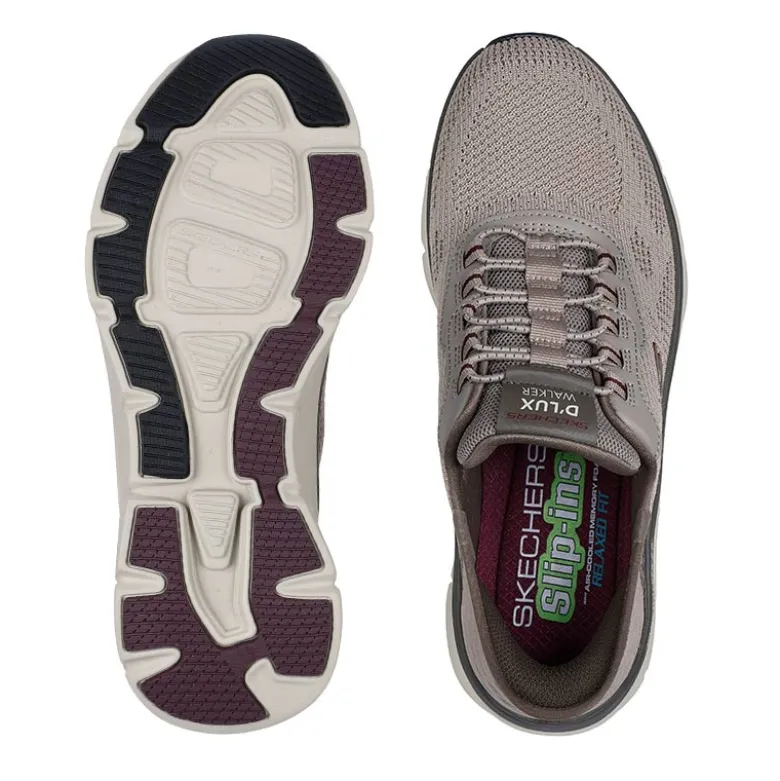 Skechers slip-in herresko - Beige