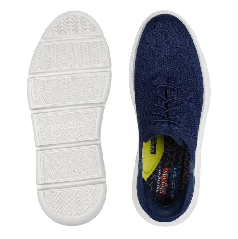 Skechers slip-in herresko - Blå