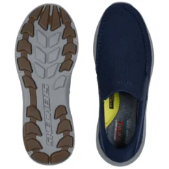 Skechers slip-in herresko - Mørkeblå