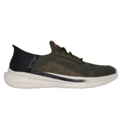 Skechers slip-in herresneaker - Oliven