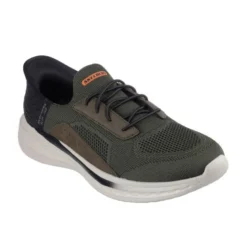 Skechers slip-in herresneaker - Oliven