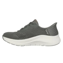 Skechers vandtæt slip-in damesneaker - Oliven