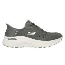 Skechers vandtæt slip-in damesneaker - Oliven