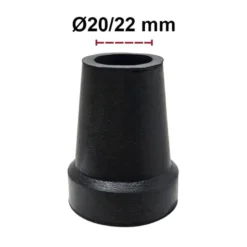 Skridsikker dupsko Ø20/22 mm