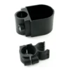 Stokkeholder med clips og cup til rollator