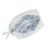 Stor toilettaske i quilt - Blomstret