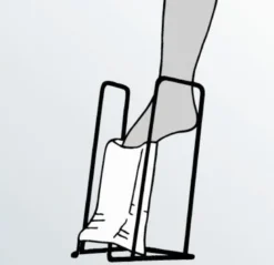 Strømpepåtager stativ - Lang model