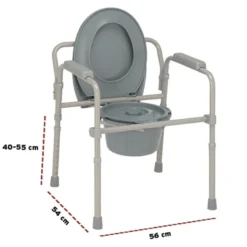 Toiletstol - Sammenklappelig