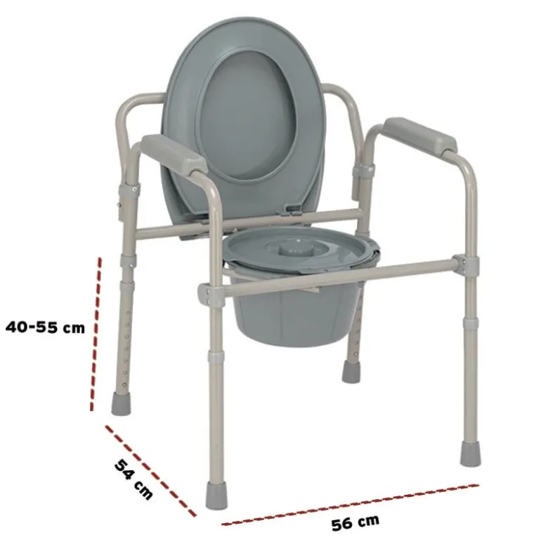 Toiletstol - Sammenklappelig