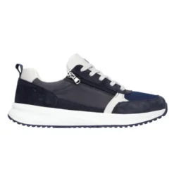 Waldläufer bred herresneaker - Blå
