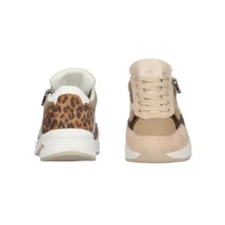 Waldläufer damesneaker - Beige/Leopard