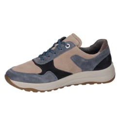 Waldläufer herresneaker - Beige/Blå