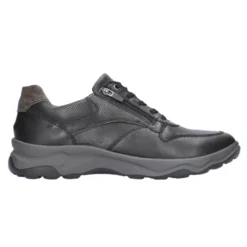 Waldläufer herresneaker - Sort læder