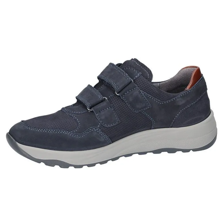Waldläufer herresneaker - Støvet blå