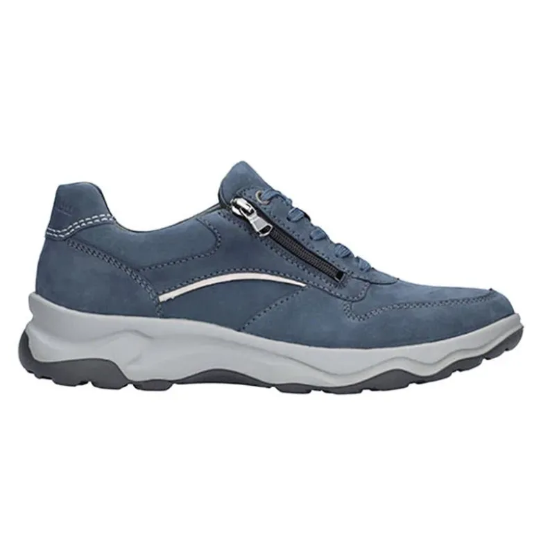 Waldläufer herresneaker - Støvet blå