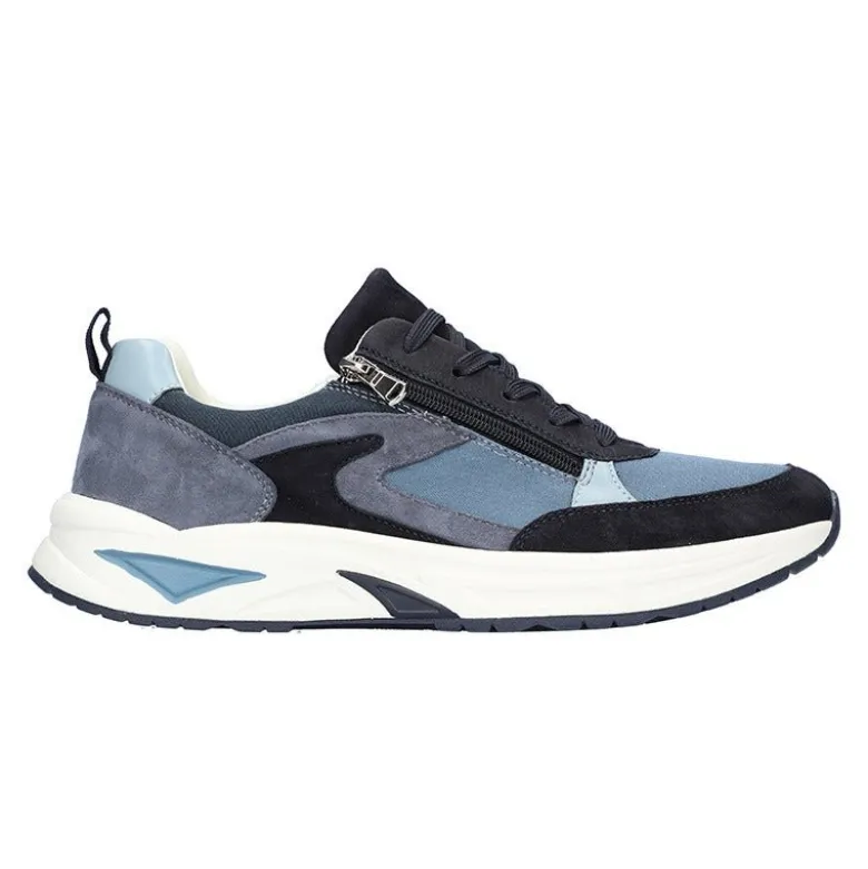 Waldläufer smart herresneaker - Blå