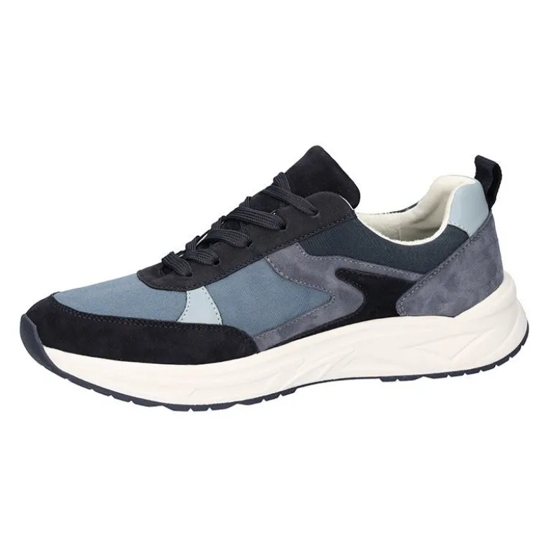 Waldläufer smart herresneaker - Blå