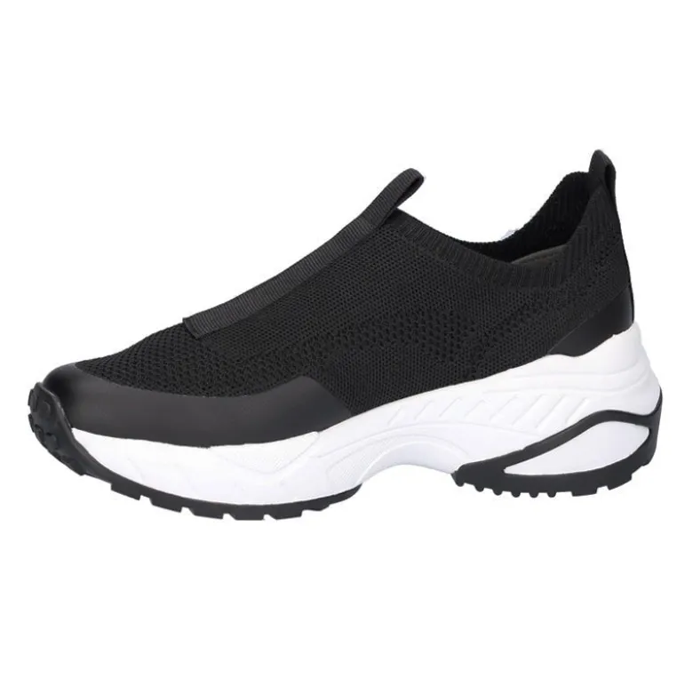 Waldläufer sporty damesneaker - Sort