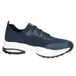 Waldläufer sporty herresneaker - Støvet blå