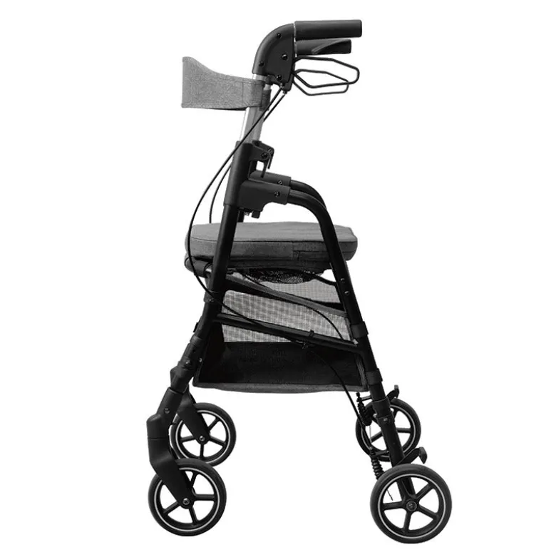 W4 rollator / indkøbsvogn - Blå
