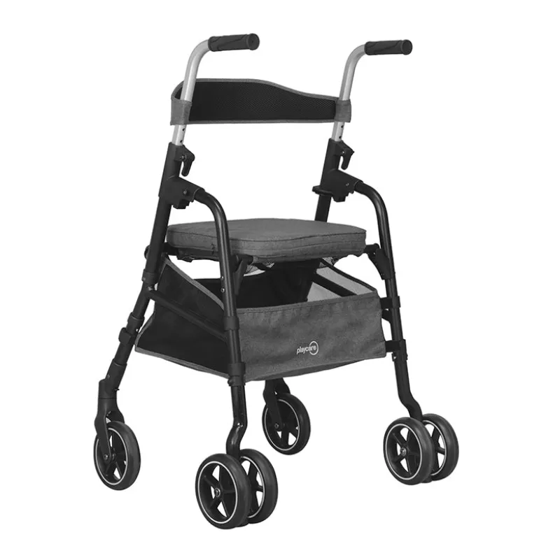 W05 rollator / indkøbsvogn - Grå